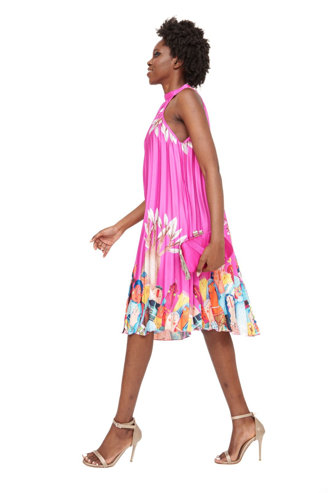Rochie eleganta plisata