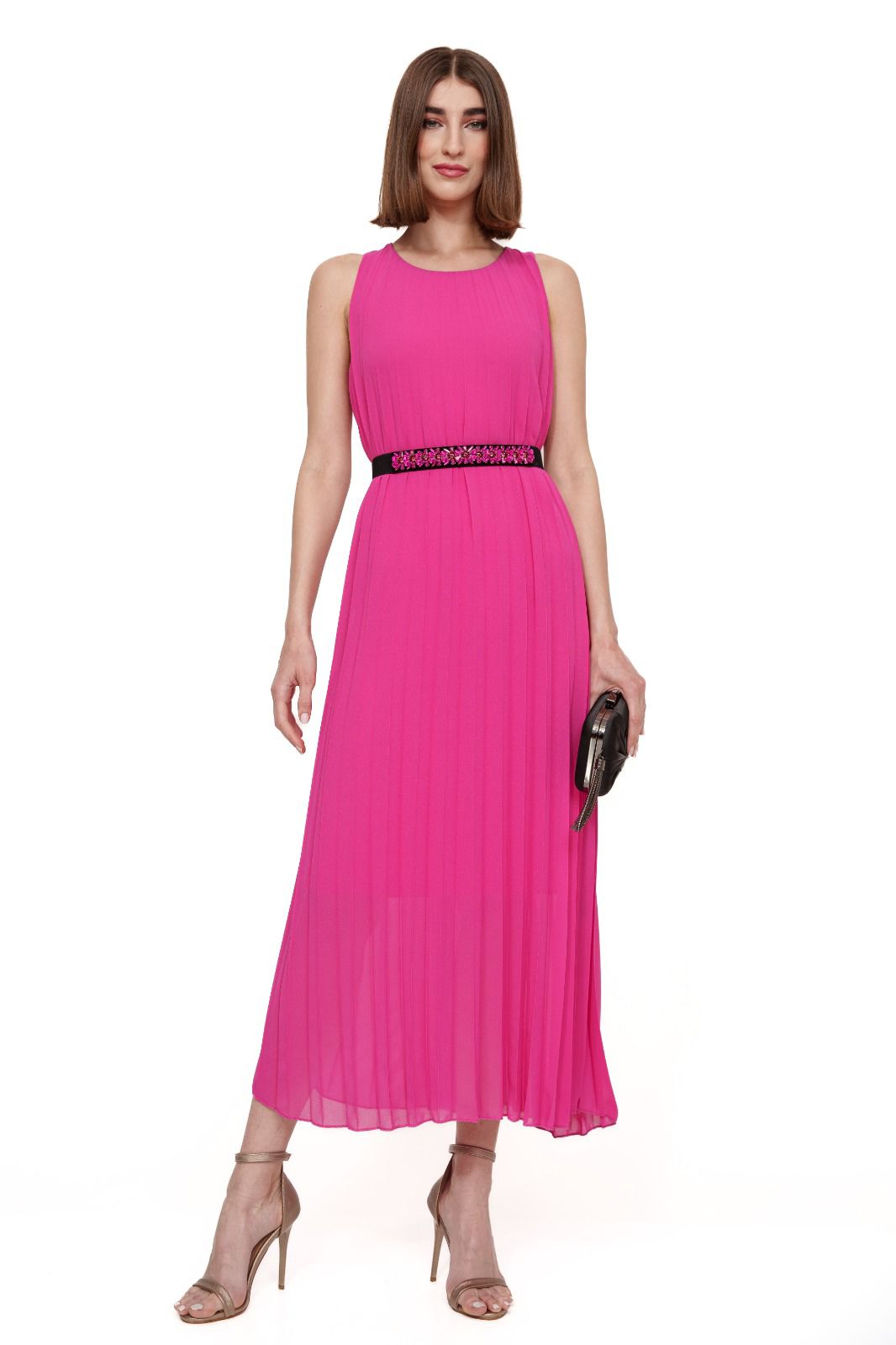 Rochie eleganta plisata
