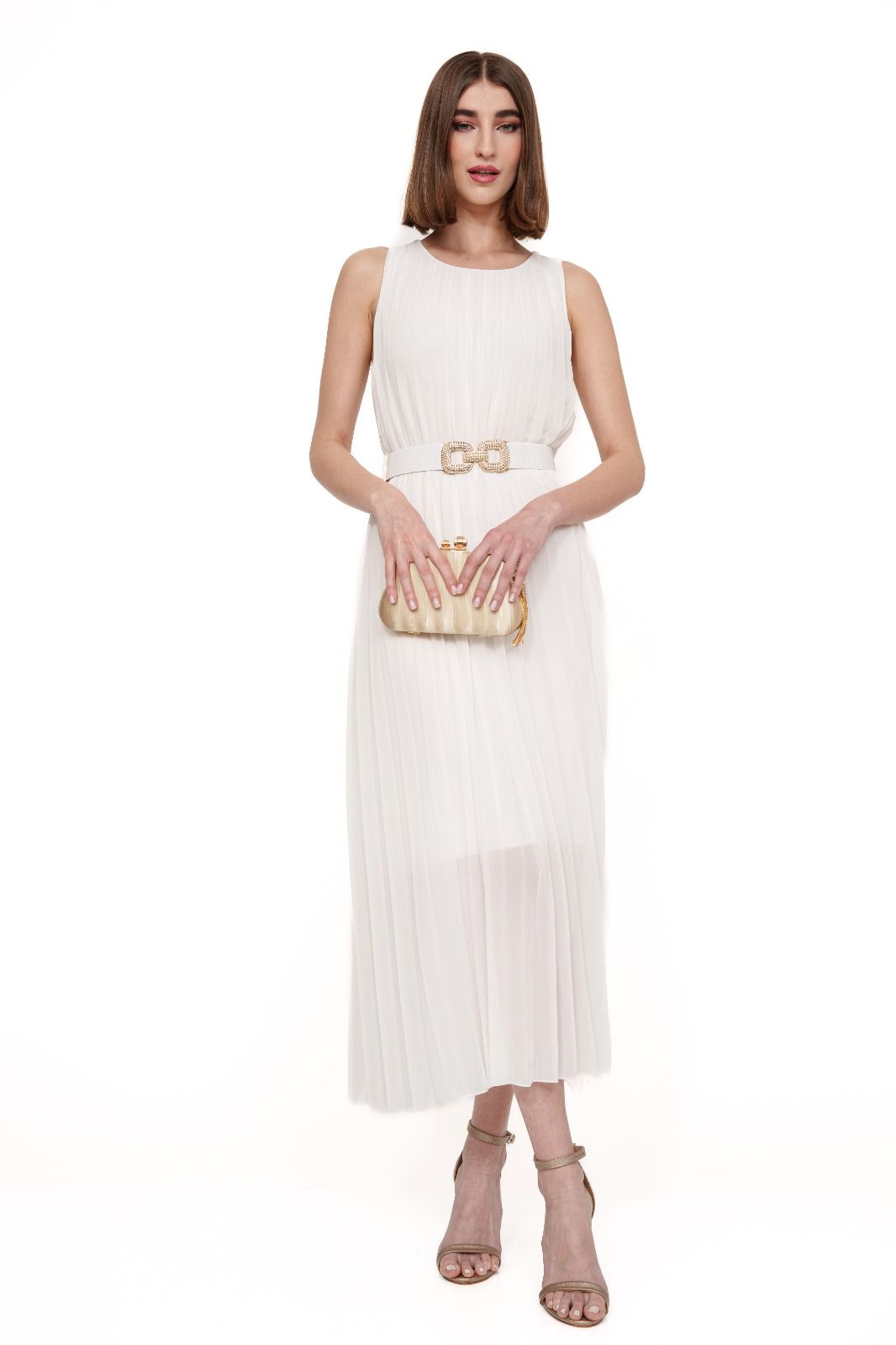 Rochie eleganta plisata