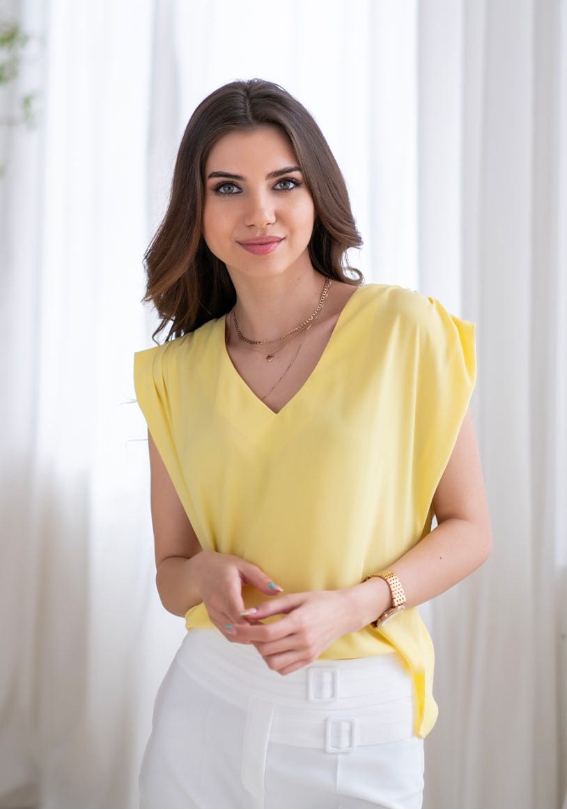Bluza eleganta din tesatura uni