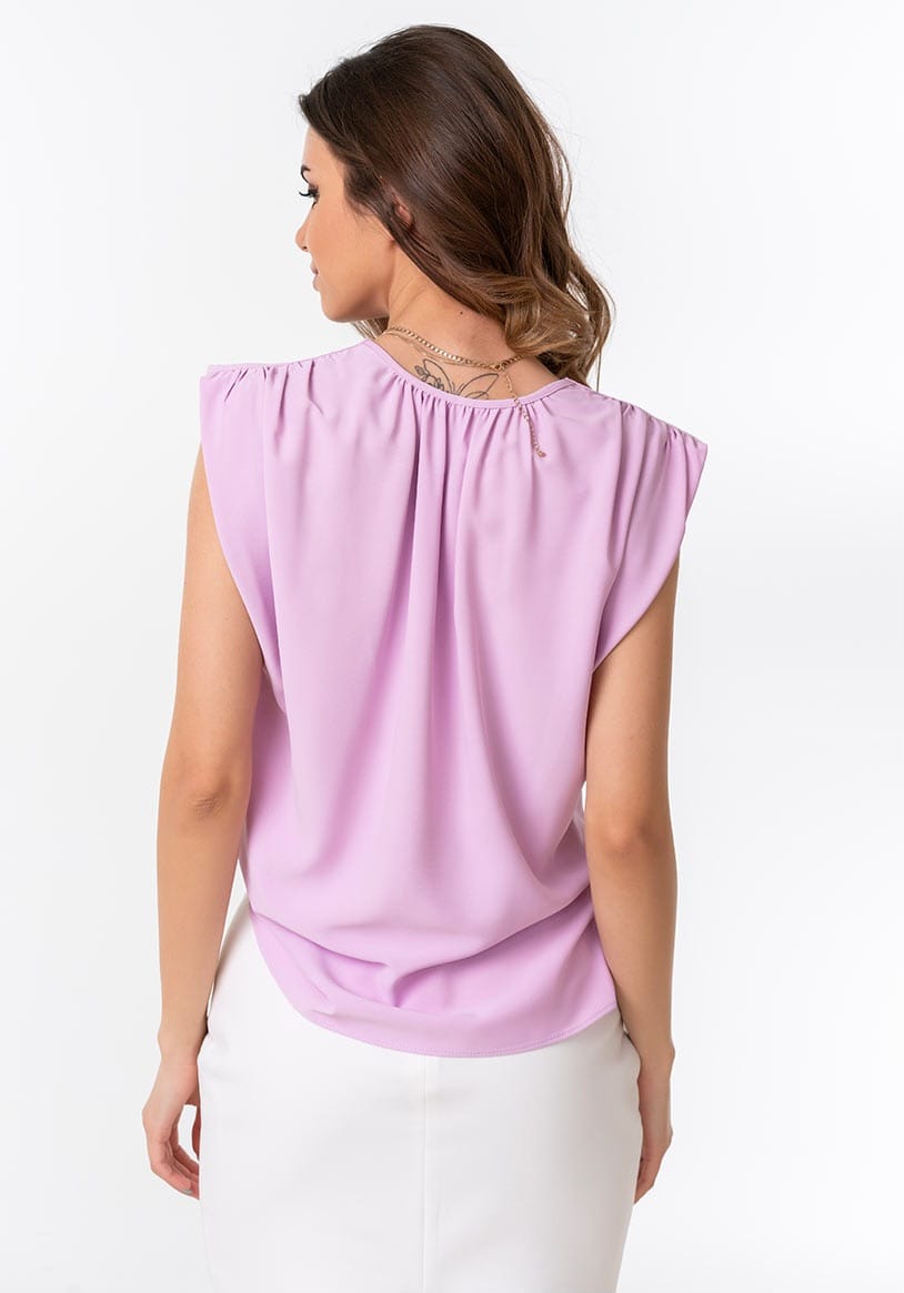 Bluza eleganta din tesatura uni