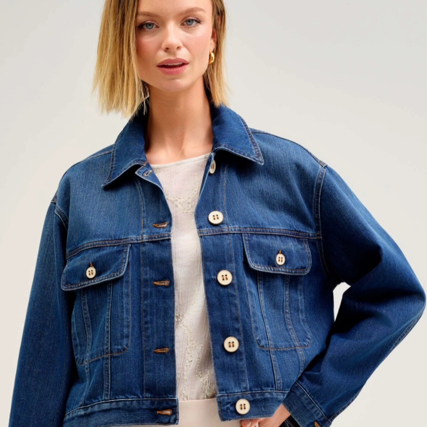 Jacheta denim de inalta calitate