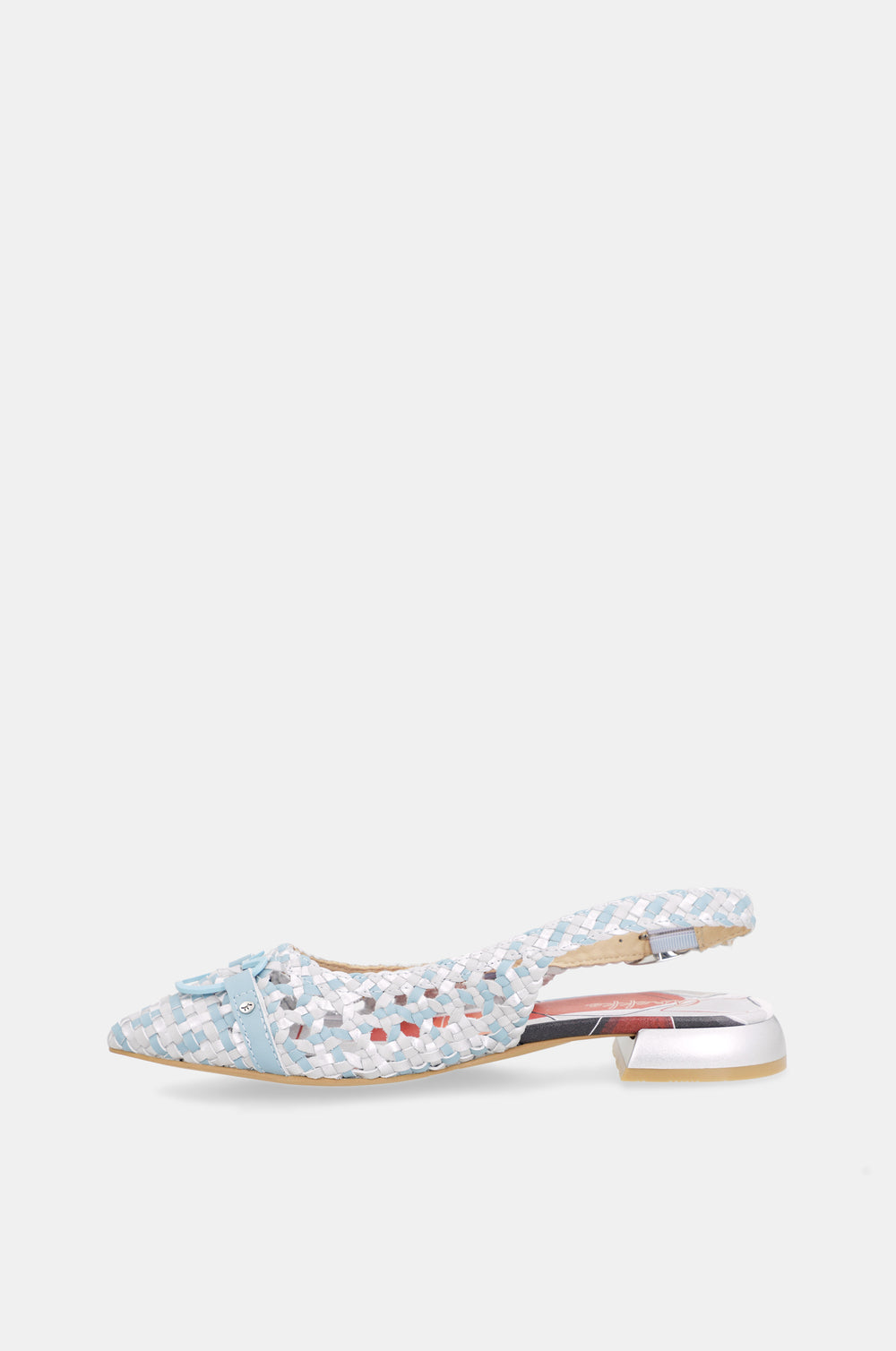 Balerini Slingback – Design Împletit și Accente Artistice