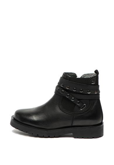 Botine confortabile din piele naturala